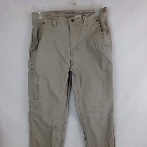 Key Apparel Mens Khaki Pants Size 32/34 - Picture 2 of 11